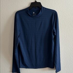 All in Motion Men’s Shirt Long Sleeve Stretch Blue